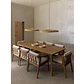 Conjunto de comedor Naelen en madera de acacia - Miniatura 1