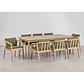 Conjunto de comedor Naelen en madera de acacia - Miniatura 14