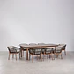 Conjunto de comedor Quenor en madera de acacia - Miniatura 4