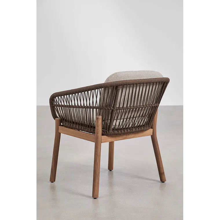 Conjunto de comedor Quenor en madera de acacia 12