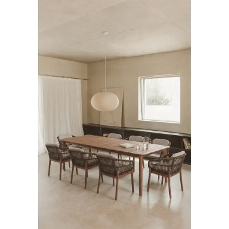 Conjunto de comedor Quenor en madera de acacia 13