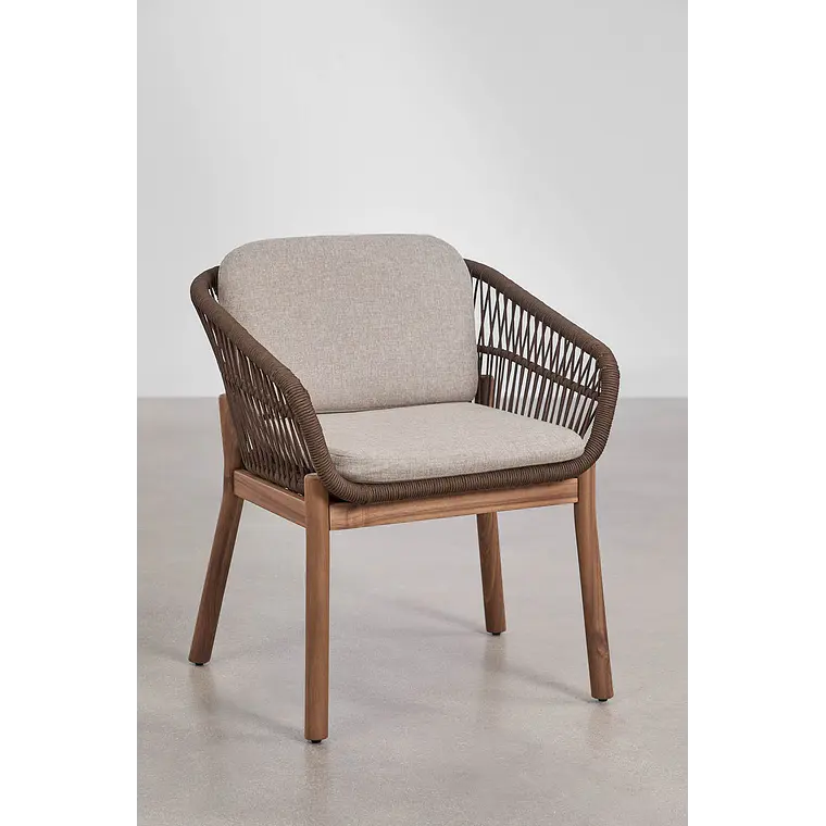 Conjunto de comedor Sioena en madera de acacia 7