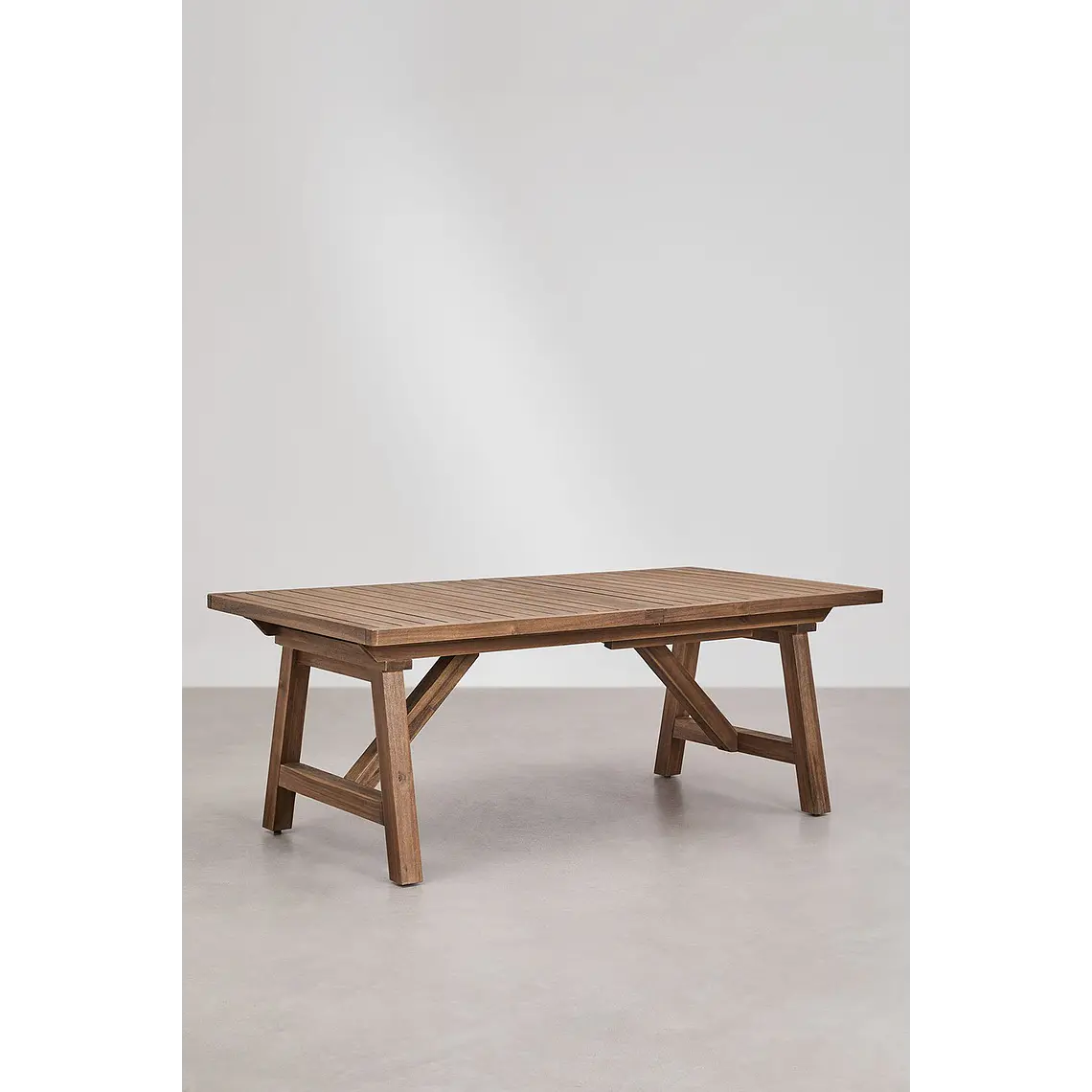 Conjunto de comedor Vaelis en madera de acacia 5