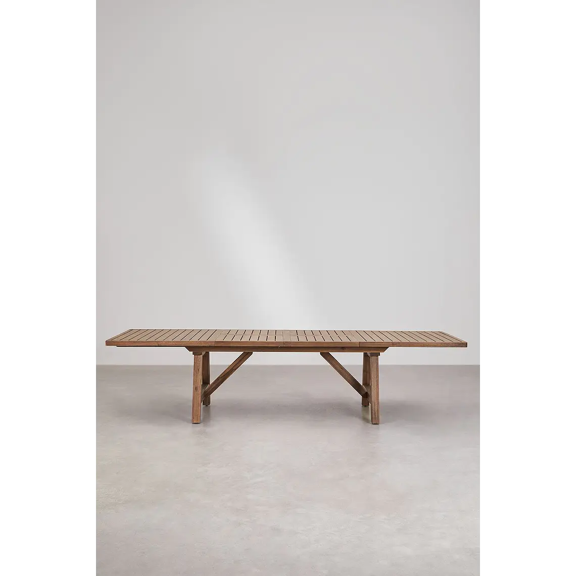 Conjunto de comedor Vaelis en madera de acacia 6