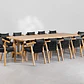 Conjunto de comedor Xaeena en madera de acacia - Miniatura 1