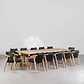 Conjunto de comedor Xaeena en madera de acacia - Miniatura 2