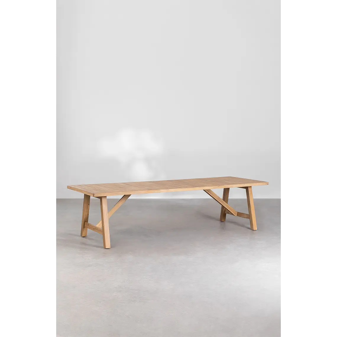 Conjunto de comedor Xaeena en madera de acacia 3