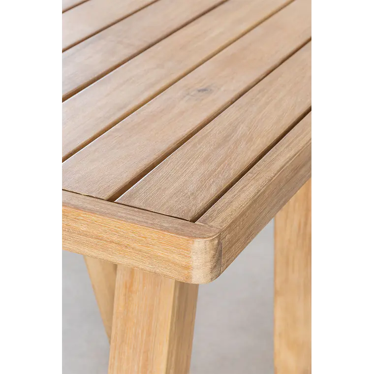 Conjunto de comedor Xaeena en madera de acacia 4
