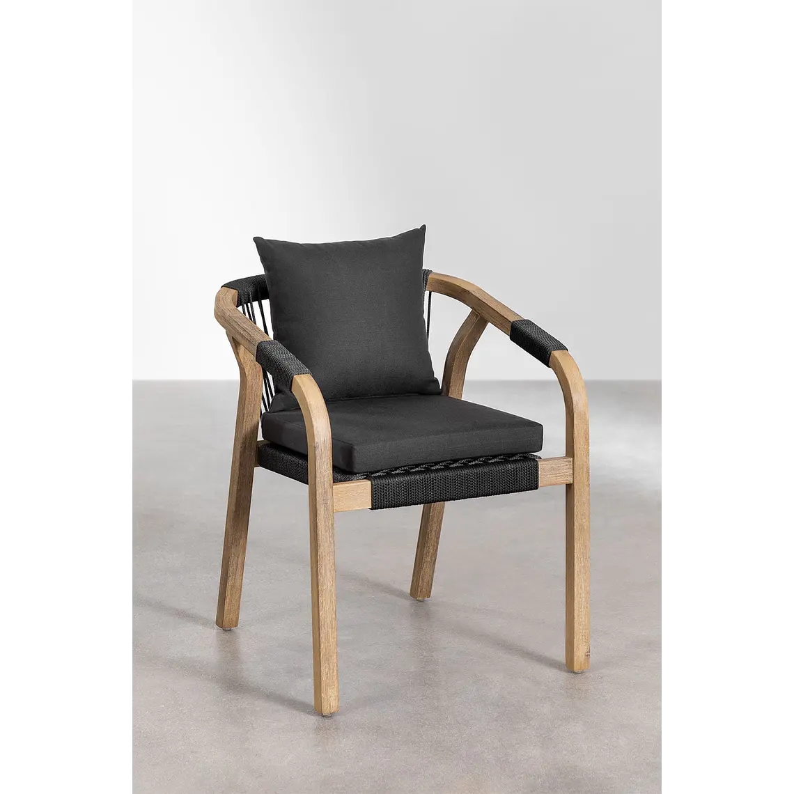 Conjunto de comedor Xaeena en madera de acacia 6