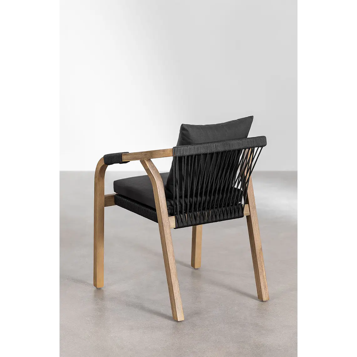 Conjunto de comedor Xaeena en madera de acacia 8