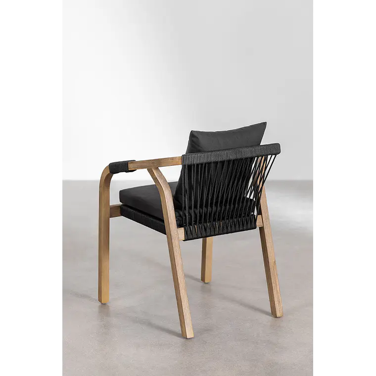 Conjunto de comedor Xaeena en madera de acacia 8