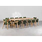 Conjunto de comedor Xaeena en madera de acacia - Miniatura 15