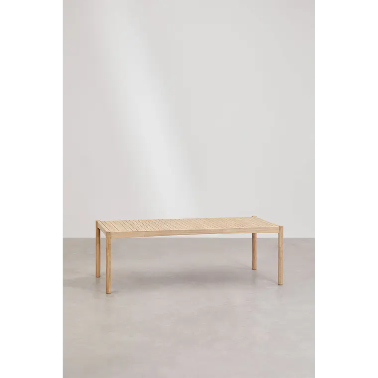 Conjunto de comedor Zaelune en madera de acacia 3