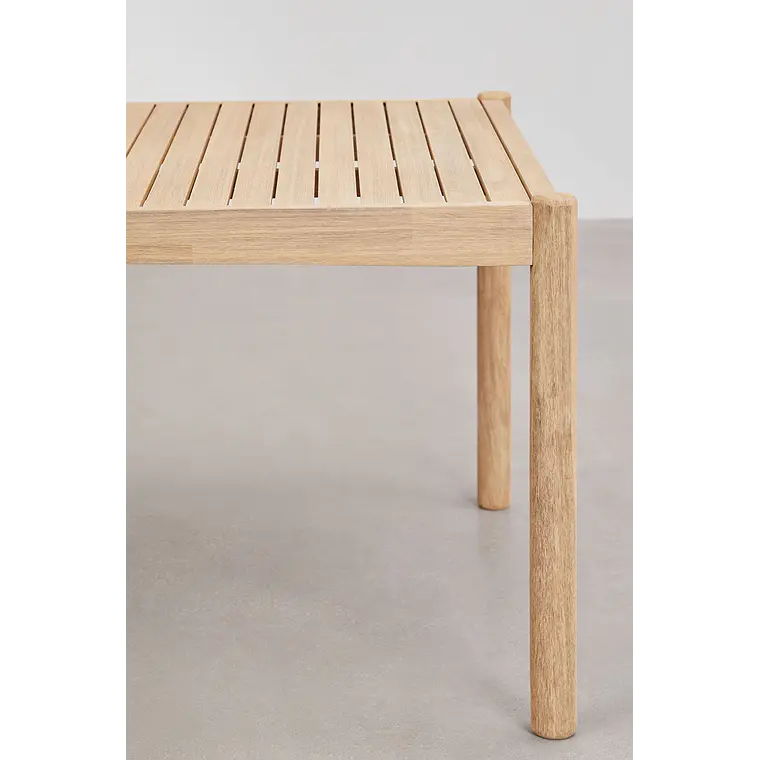 Conjunto de comedor Zaelune en madera de acacia 5