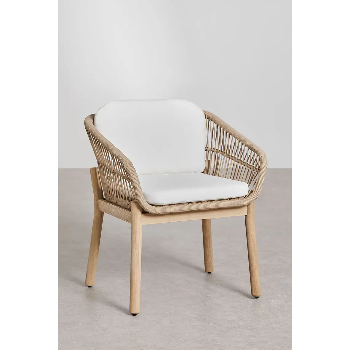 Conjunto de comedor Zaelune en madera de acacia 6