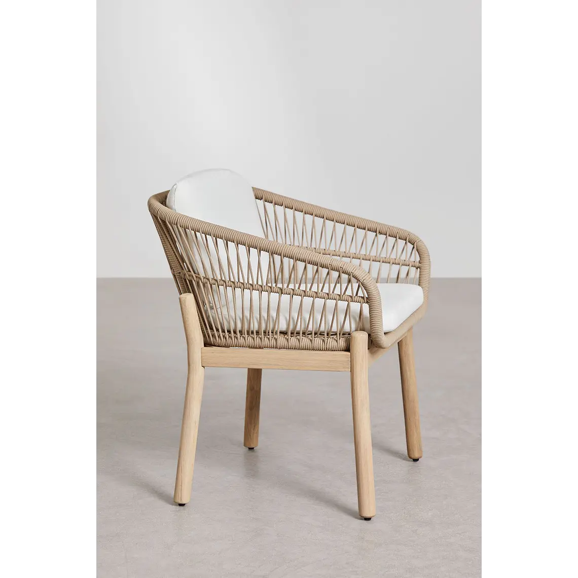 Conjunto de comedor Zaelune en madera de acacia 7