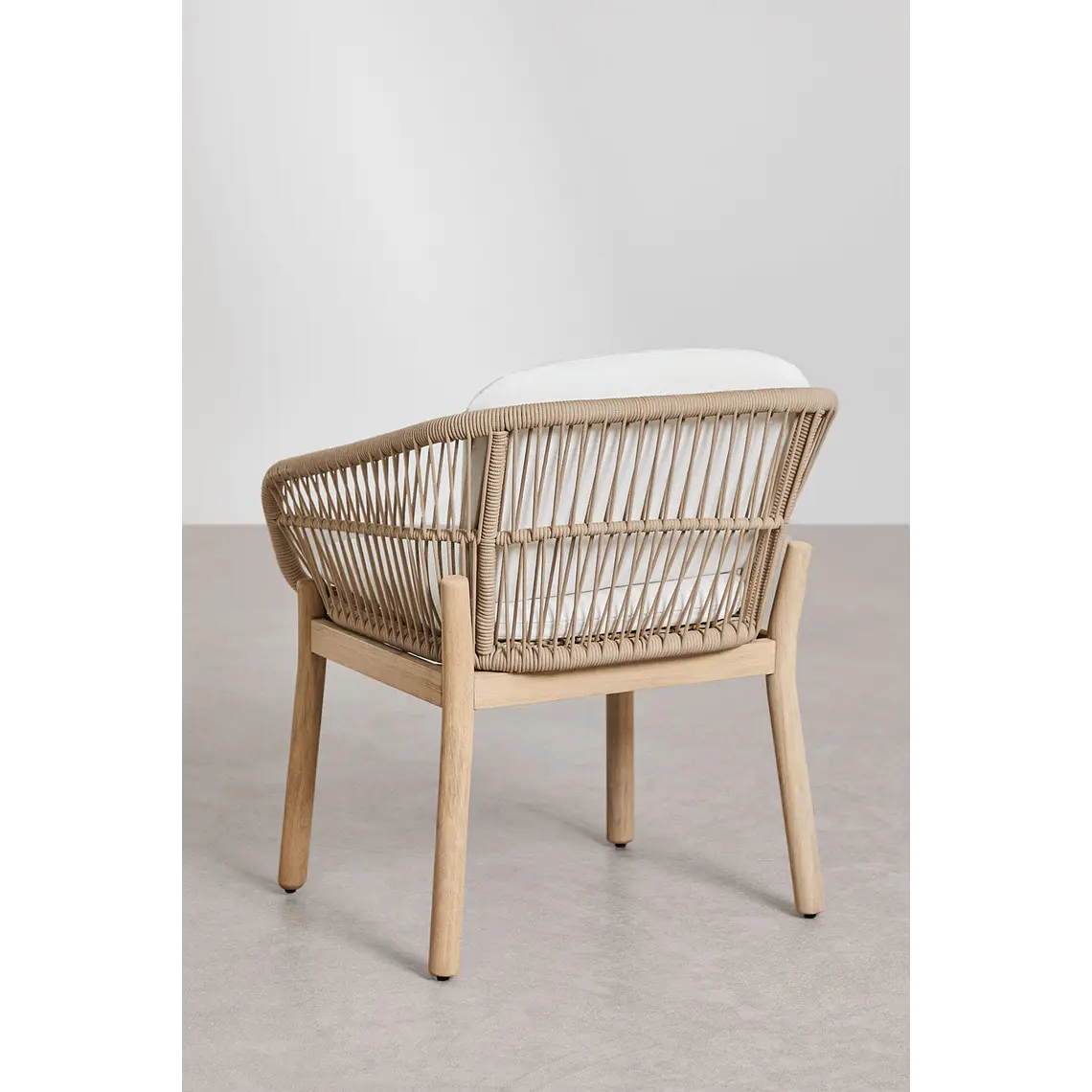 Conjunto de comedor Zaelune en madera de acacia 8