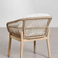 Conjunto de comedor Zaelune en madera de acacia - Miniatura 8