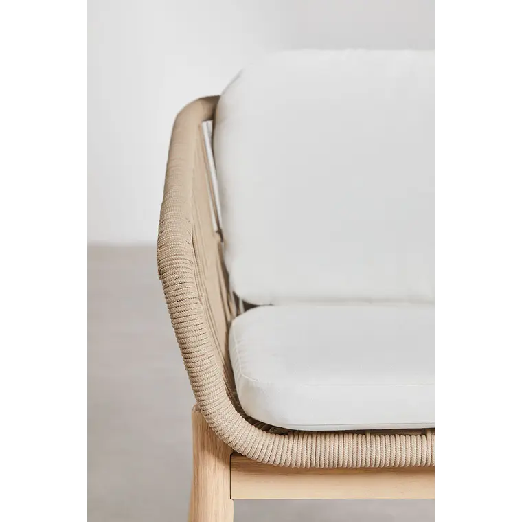 Conjunto de comedor Zaelune en madera de acacia 9