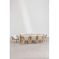 Conjunto de comedor Zaelune en madera de acacia - Miniatura 13