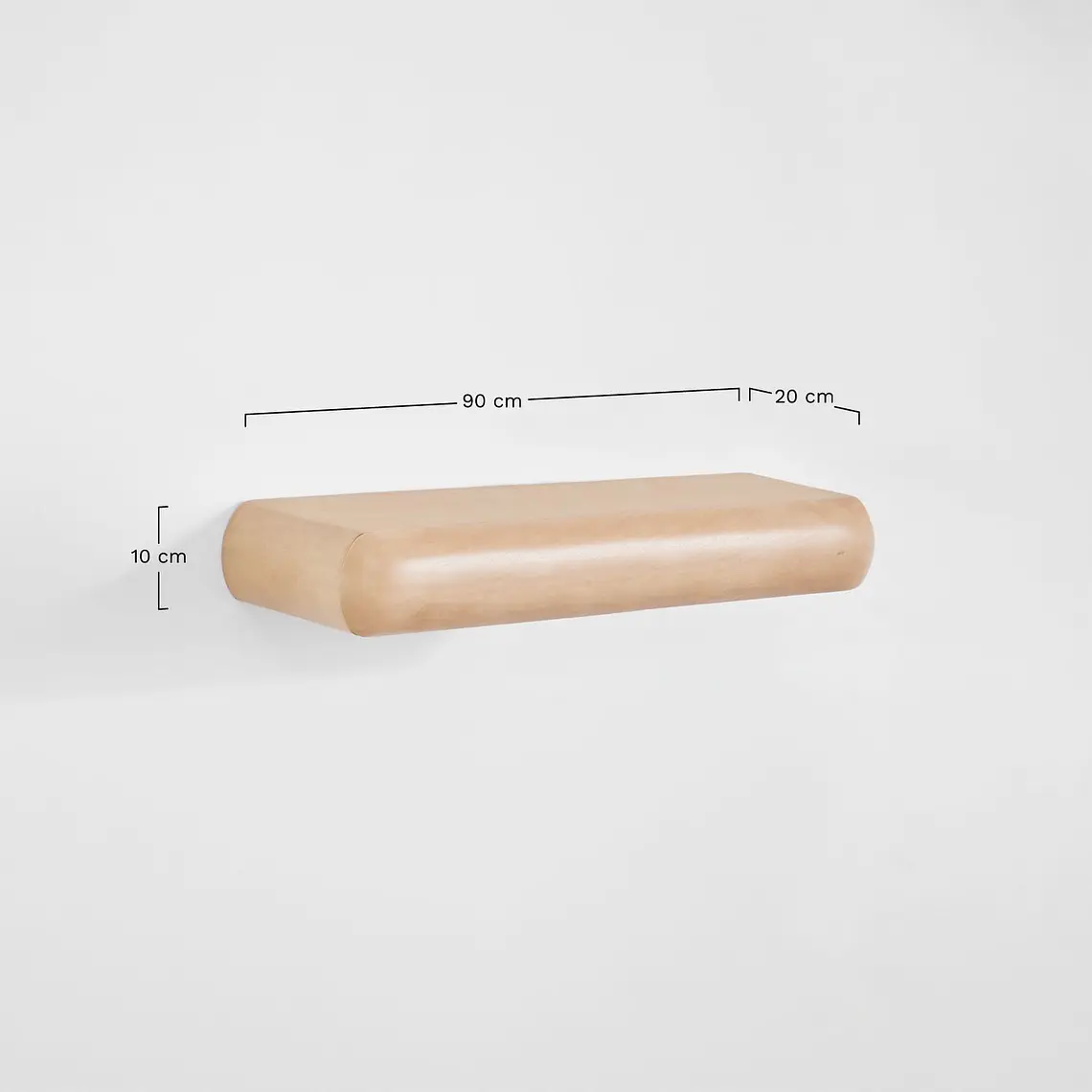 Estante de pared en madera 10