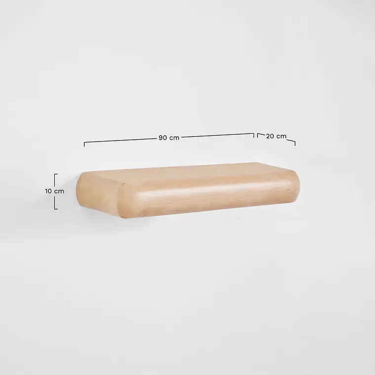 Estante de pared en madera 10
