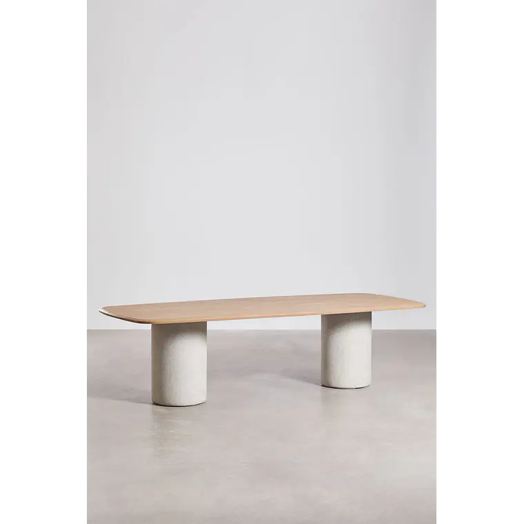Mesa de comedor Daris en madera de acacia 1