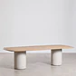 Mesa de comedor Daris en madera de acacia - Miniatura 1