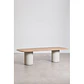 Mesa de comedor Daris en madera de acacia - Miniatura 8
