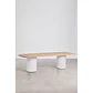 Mesa de comedor Daris en madera de acacia - Miniatura 11