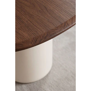 Mesa de comedor Taelia en acabado cemento