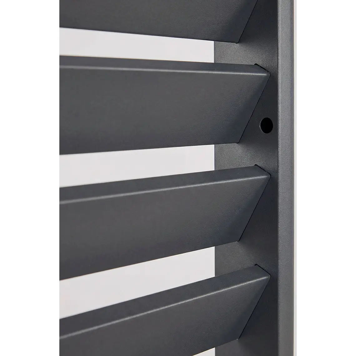 Panel lateral para pérgola bioclimática de aluminio con lamas Galora 2