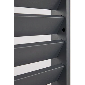 Panel lateral para pérgola bioclimática de aluminio con lamas Galora