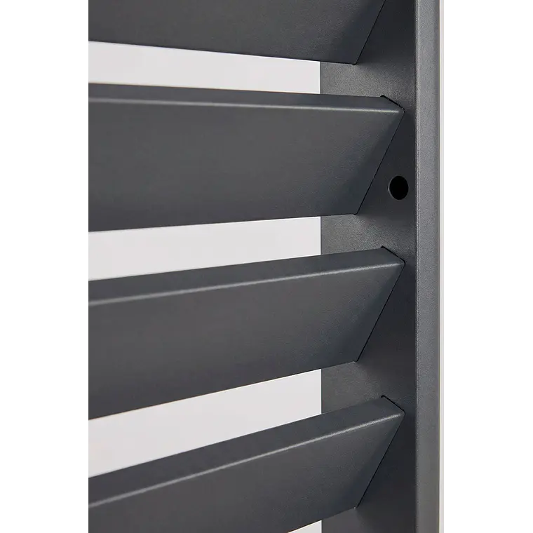 Panel lateral para pérgola bioclimática de aluminio con lamas Galora 2