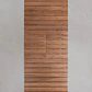 Set de mesa rectangular 250-310x105 cm extensible y 10 sillas de jardín en madera de acacia y cuerda trenzada Jorina - Miniatura 8