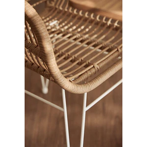 Silla de comedor Naelena en ratán