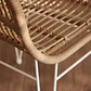Silla de comedor Naelena en ratán - Miniatura 2
