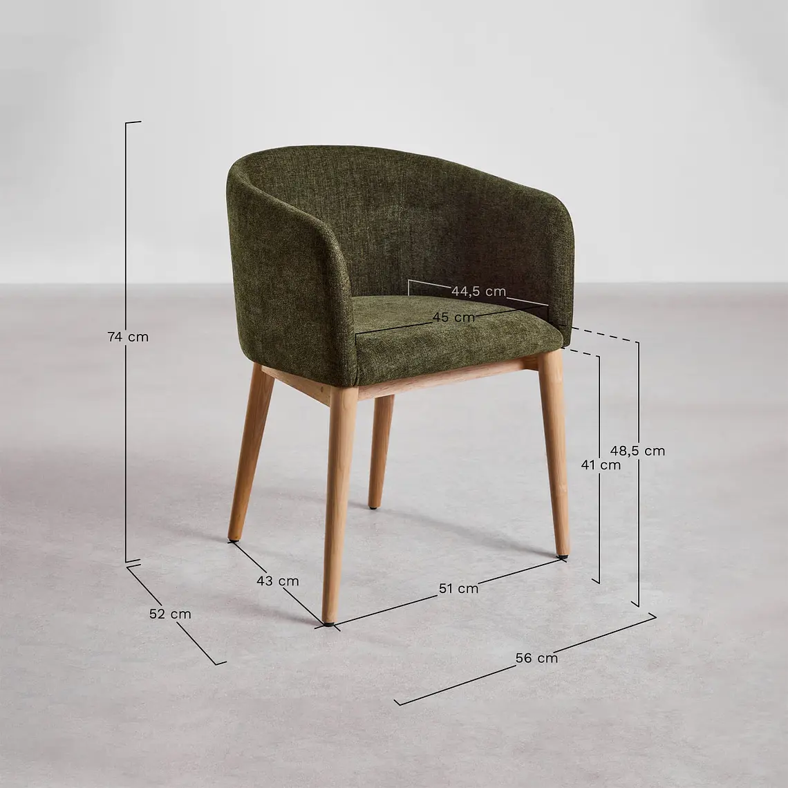 Silla de comedor Rielien 9