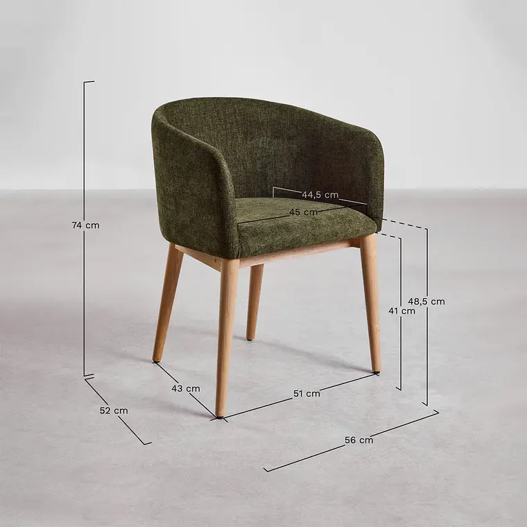 Silla de comedor Rielien 9