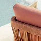 Sillón de jardín en madera de acacia y cuerda trenzada Larena - Miniatura 3