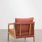 Sillón de jardín en madera de acacia y cuerda trenzada Larena - Miniatura 6