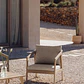 Sillón de jardín en madera de acacia y cuerda trenzada Larena - Miniatura 14