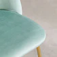 Taburete alto Arieva en terciopelo - Miniatura 6