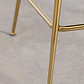 Taburete alto Arieva en terciopelo - Miniatura 8