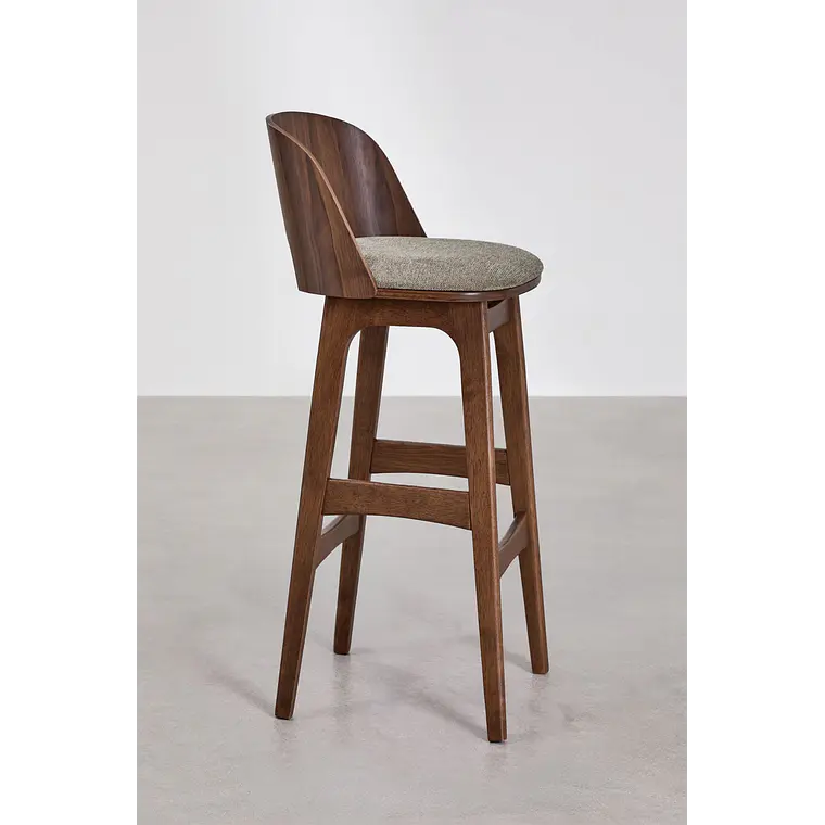 Taburete alto Faelena en madera 3