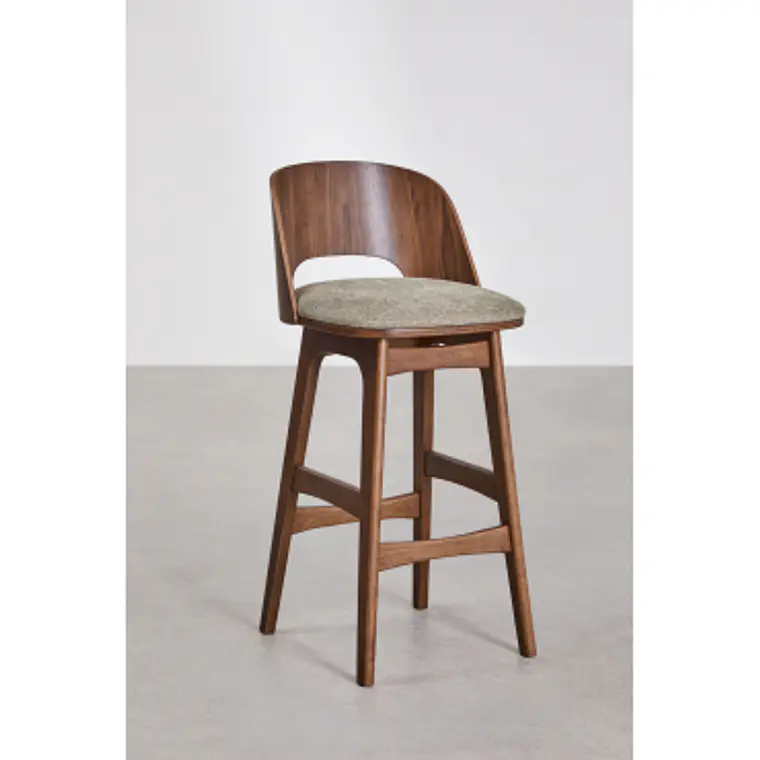Taburete alto Faelena en madera 10