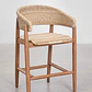 Taburete alto Mioeva en madera de acacia - Miniatura 2
