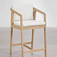 Taburete alto Naeleri en madera de acacia - Miniatura 1