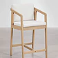 Taburete alto Naeleri en madera de acacia - Miniatura 2