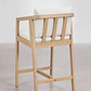 Taburete alto Naeleri en madera de acacia - Miniatura 4
